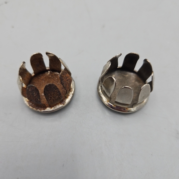 VTG Wooden Square Salt & Pepper Shaker Geometric MCM 2 3/4" Footed - Picture 11 of 13